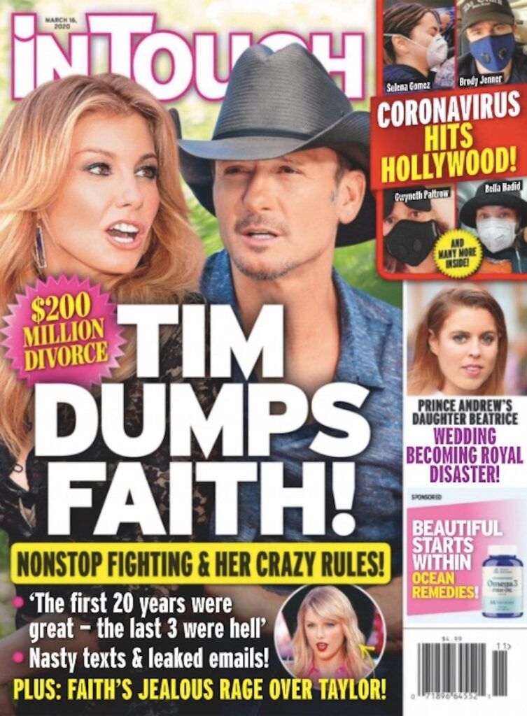 Tim McGraw „vyhodil“ Faith Hill?